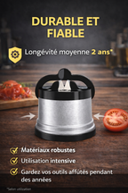 Affûteur de Couteaux Haute Précision : Préservez vos Lames à Vie (+ Ebook Inclus)