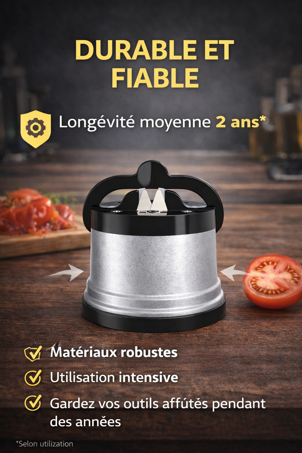 Affûteur de Couteaux Haute Précision : Préservez vos Lames à Vie (+ Ebook Inclus)