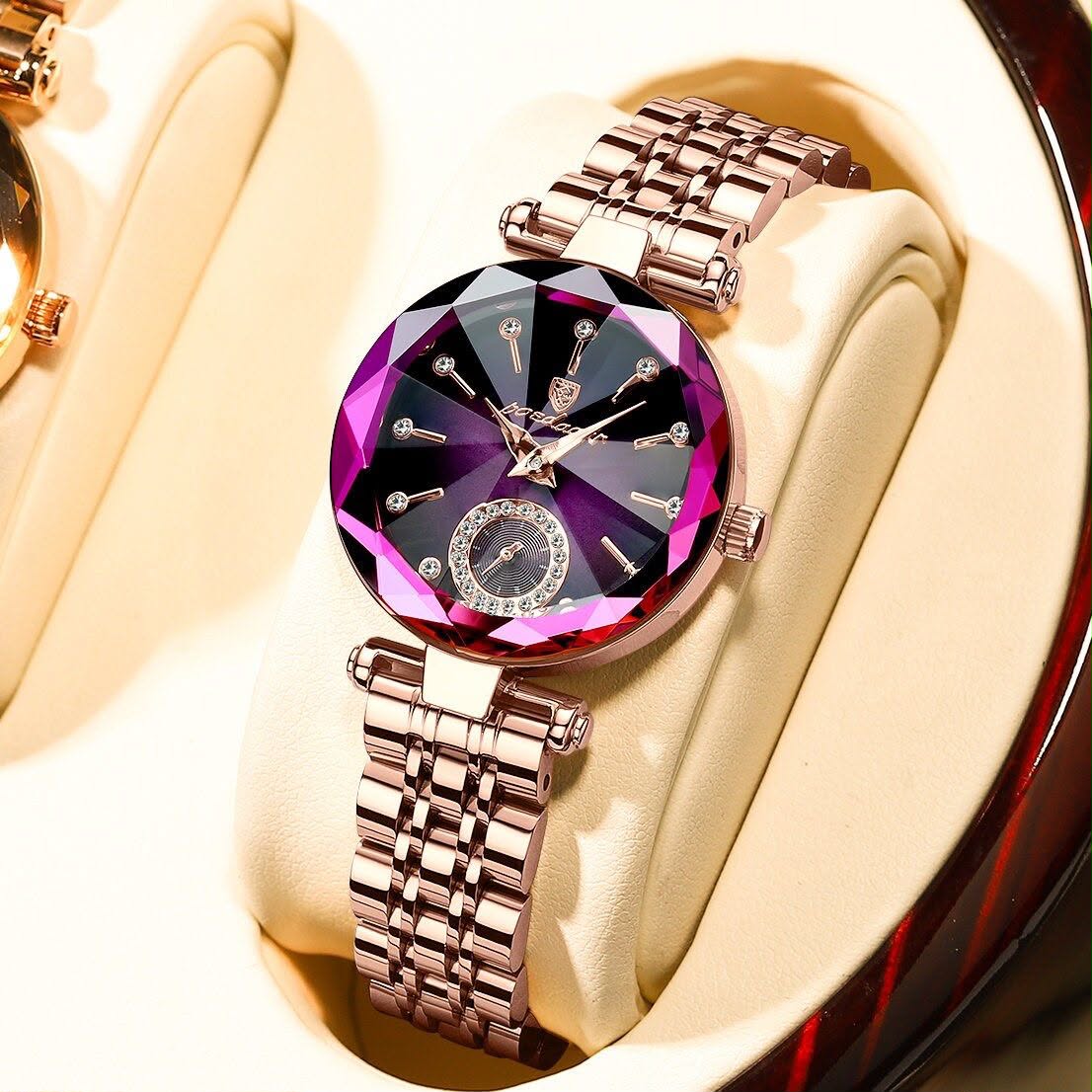 Élégance Royale™  –  Montre Femme Luxe Cristal