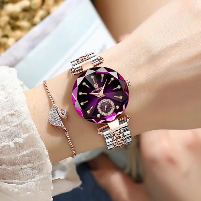 Élégance Royale™  –  Montre Femme Luxe Cristal