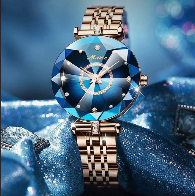 Élégance Royale™  –  Montre Femme Luxe Cristal