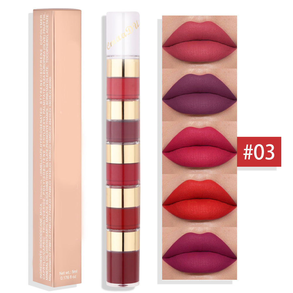Une Beauté Qui S’adapte à Ton Humeur : 5 Couleurs 1 Seul Rouge à Lèvres.