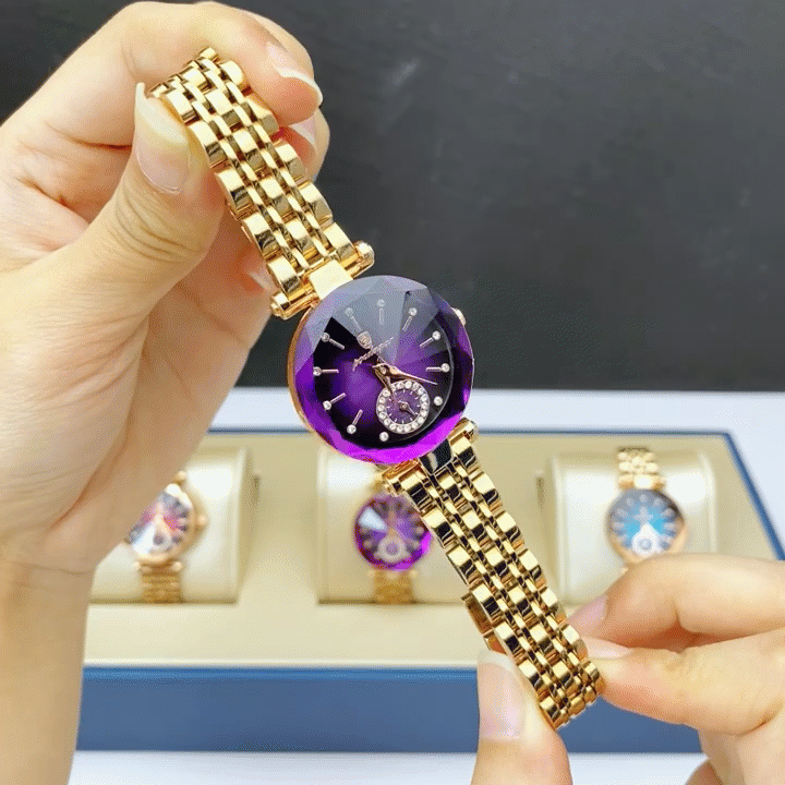 Élégance Royale™  –  Montre Femme Luxe Cristal