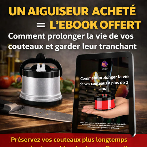 Affûteur de Couteaux Haute Précision : Préservez vos Lames à Vie (+ Ebook Inclus)