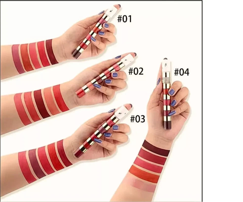 Une Beauté Qui S’adapte à Ton Humeur : 5 Couleurs 1 Seul Rouge à Lèvres.